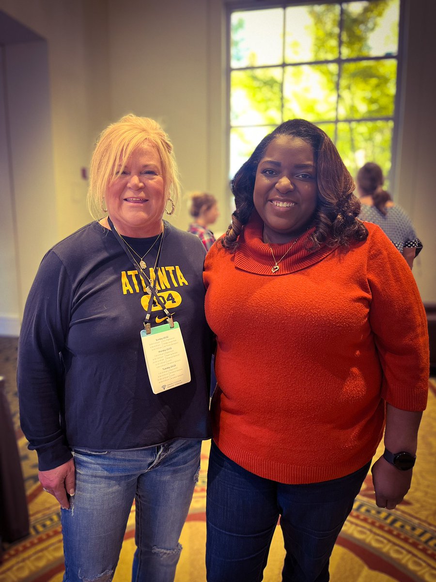 edtech_lynn's tweet photo. So good running into @tatumkdr today @georgiadeptofed #STEMforum We used to do some 🤩 things together back in the day❤️ https://t.co/D2bv4H0tga