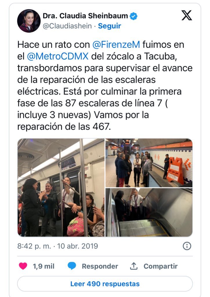 <a href="/SanRicardoM/">R Mercado</a> <a href="/MetroCDMX/">MetroCDMX</a> <a href="/GobCDMX/">Gobierno de la Ciudad de México</a> Nada más ve quién supervisó