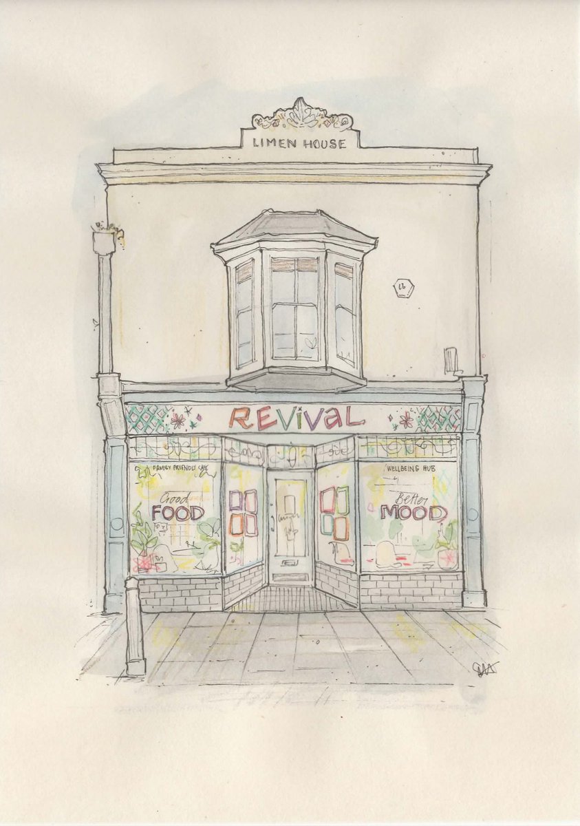 MRM (@marianmartinart) on Twitter photo Original A5 ink, watercolour and coloured pencil on bamboo paper <a href="/RevivalKent/">Revival: Food & Mood, East Kent Mind</a>. £25 ono + free postage, DM to buy. #whitstable #art #revivalfoodandmood #cafe #sketch #illustration Original A5 ink, watercolour and coloured pencil on bamboo paper <a href="/RevivalKent/">Revival: Food & Mood, East Kent Mind</a>. £25 ono + free postage, DM to buy. #whitstable #art #revivalfoodandmood #cafe #sketch #illustration