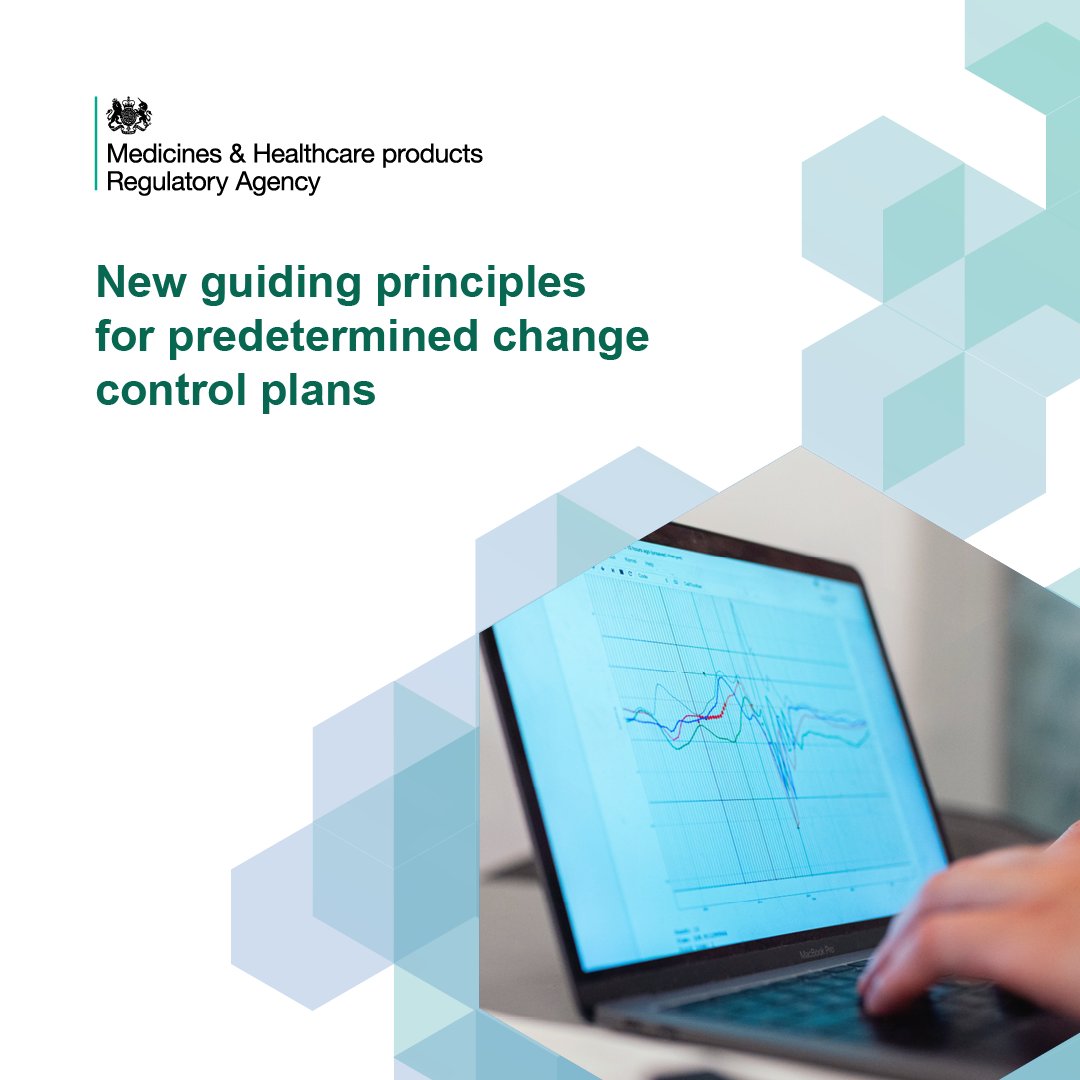 In collaboration with the @FDADeviceInfo and @HealthCanada, we’ve identified 5 guiding principles to support developers of machine-learning-enabled medical devices if creating a predetermined change control plan (PCCP) 🤝 More information here 🔗 bit.ly/473ffhG