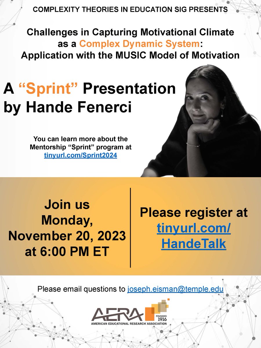 🚀 Exciting news! 🚀 Join me on Monday, November 20th, 2023 at 6:00 PM EST for a journey into the fascinating world of education through the lens of Complexity Theories📚