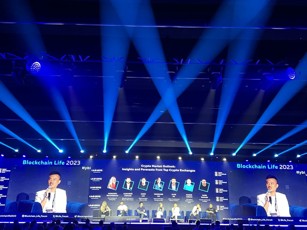 kucoincom's tweet image. Day 1 at @BlLife_Forum began with excitement as @goaliciak and Alvin Hu stepped on stage!
 
🚀We embarked on an insightful journey into the future of blockchain and crypto.
 
#KuCoin #BlockchainLife2023