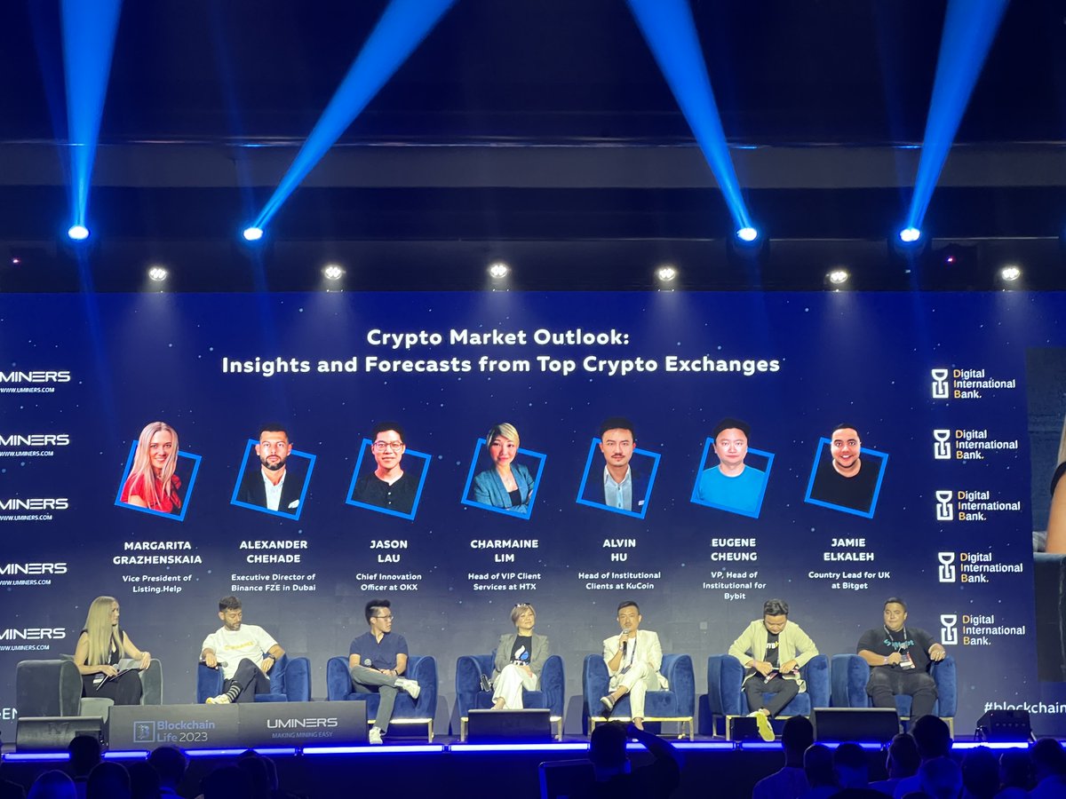 kucoincom's tweet image. Day 1 at @BlLife_Forum began with excitement as @goaliciak and Alvin Hu stepped on stage!
 
🚀We embarked on an insightful journey into the future of blockchain and crypto.
 
#KuCoin #BlockchainLife2023