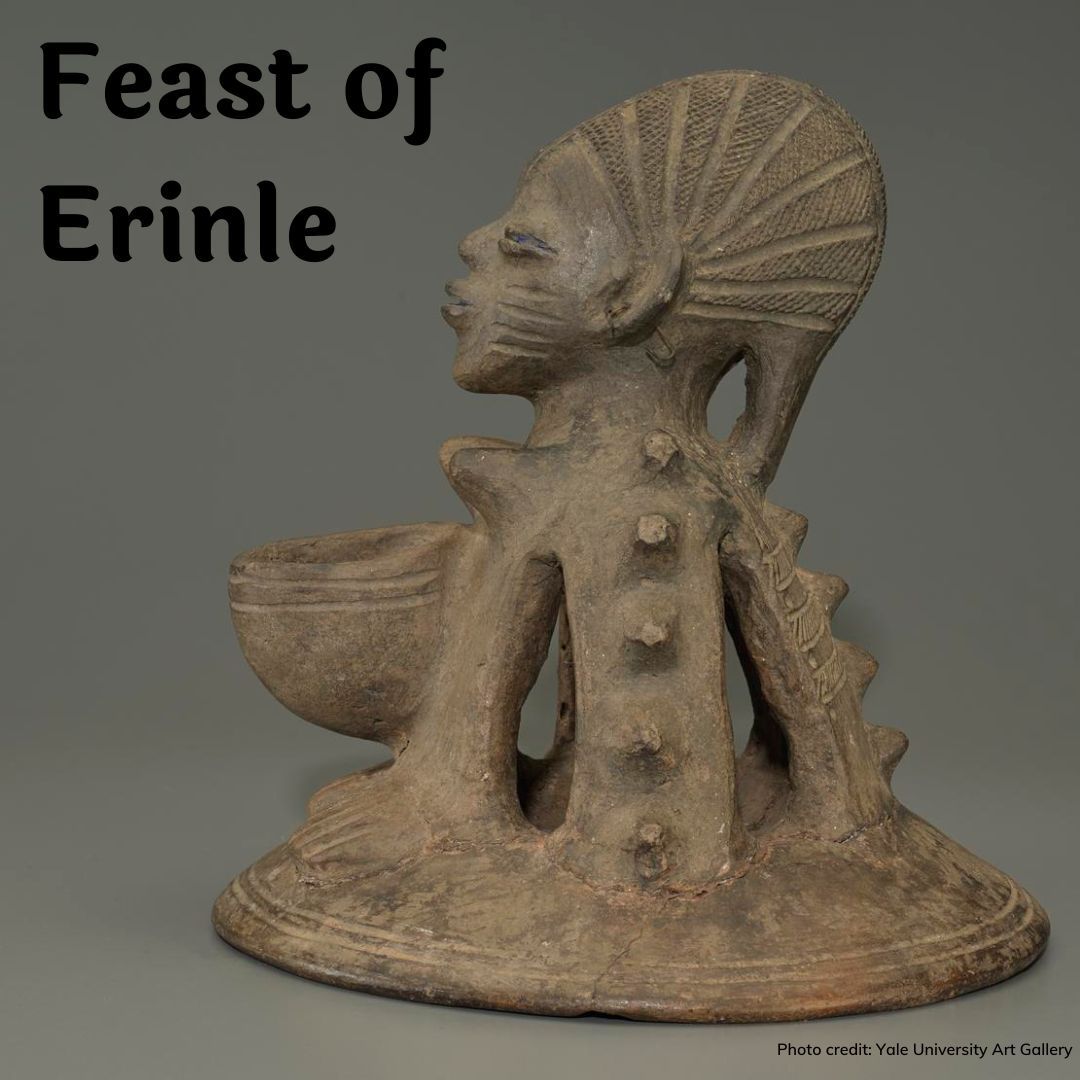 SaF_Spellworks's tweet photo. Erinle, also known as Inle or Eyinle, is an Orisha in the Yoruba religion of West Africa. He is the Orisha of wealth, fertility, and abundance. He is a warrior, a healer and a water spirit. https://t.co/zvit8C0NVz