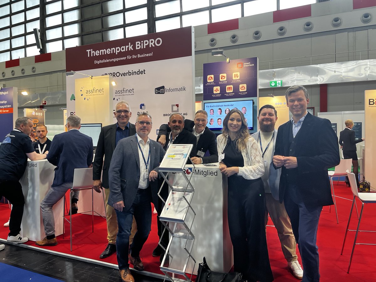 #DKM2023: Wir sind bereit für Eure Fragen. Kommt gerne vorbei!
🎯 Themenpark BiPRO, Halle 4, Stand F03