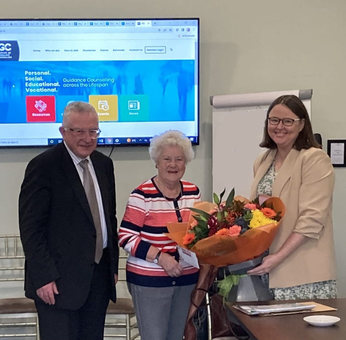 Instgc's tweet photo. Ger Murphy speaks at October 2023 NEC meeting. Sincere thanks to Ger for all her work on behalf of the IGC. https://t.co/OnMz3UpqhM