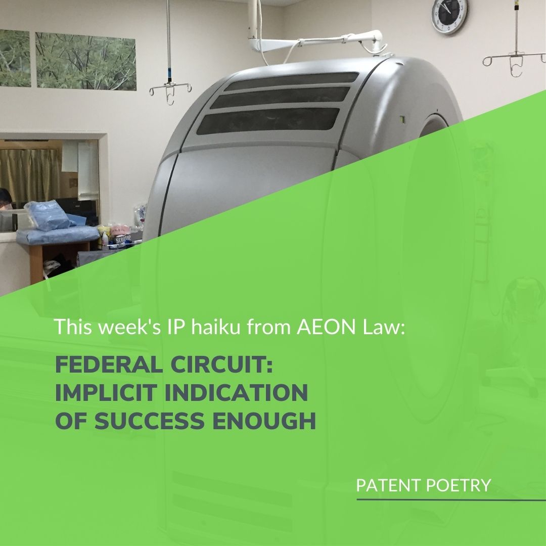 aeonlaw's tweet photo. Federal Circuit:
Implicit indication
Of success enough
#ionizingradiation #medicaltreatments #linac #patents #obviousness #patentclaims #IPR #priorart
Read more at:
https://t.co/Ohz7HtAJbX https://t.co/fe96VveDRW