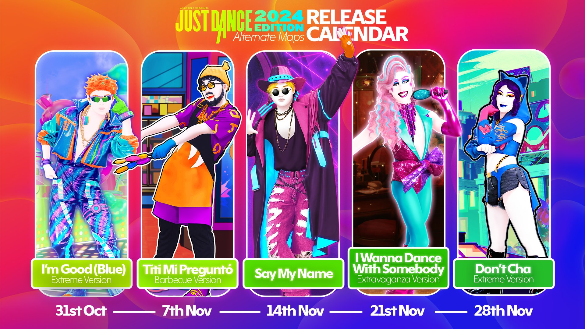 Just Dance 2024 Edition on X: Surprise, icons! You've got 5 new maps  coming your way over the next few weeks - soak it up! Check out the  previews here 👇