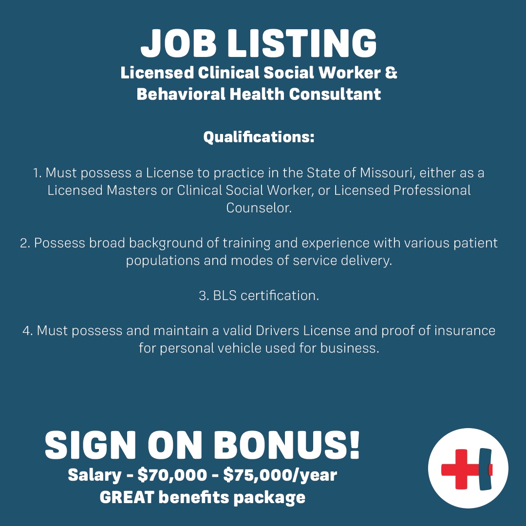 We're looking for an LCSW/BHC to join our team! #hiring #careers #healthcarejobs #jobs 

APPLY HERE: paycomonline.net/v4/ats/web.php…
