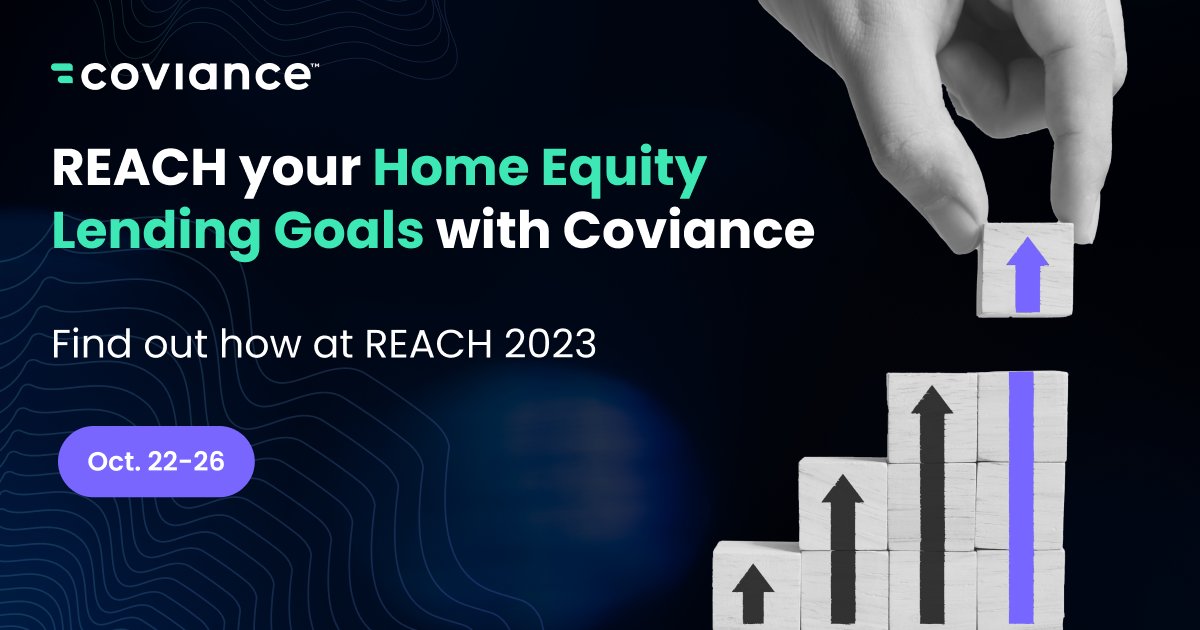 Ready to REACH your #HomeEquity lending goals? Coviance is on a mission to make your #Lending experience smoother and more efficient than ever. Our secret sauce? #Automation and intelligence working tirelessly behind the scenes. Let’s chat in Las Vegas at the REACH conference!