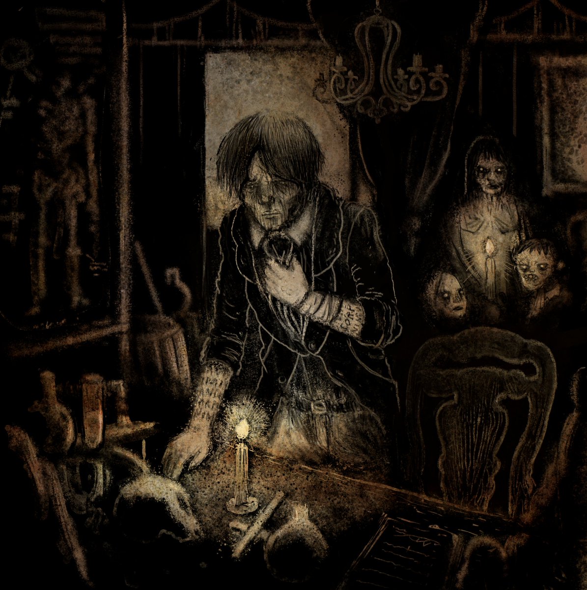 danielsake's tweet photo. ๐
#characterdesignchallenge #conceptart #occult #illustration #drawing #cdc #dailyart #inktober2023 #inktober2023dangerous #horror #terror #characterdesign #cdchalenge #illustrationartists #artstrending #necromancer #occultism #ocultismo #necronomicon RS as hashtag https://t.co/jqzX9Nk63O