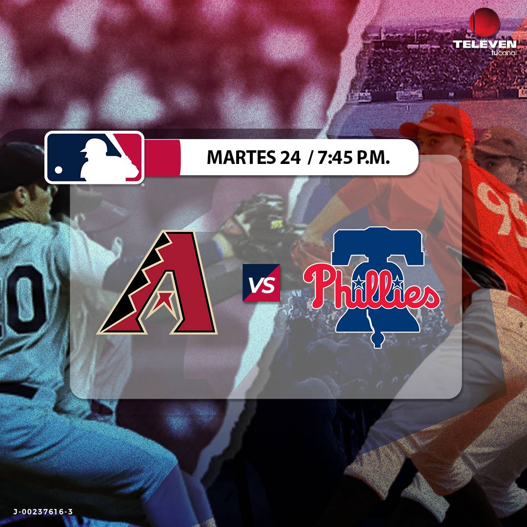 Canal_Televen's tweet photo. Hoy tendremos la final de la Liga Nacional ⚾️🤩
Desde las 7:45 pm estaremos en vivo desde el estudio de #Teledeportes para el juego entre #DiamondbacksDeArizona y #PhilliesDeFiladelfia para decidir el segundo finalista para la Serie Mundial.
#Televen https://t.co/rgeXgn7Ww4