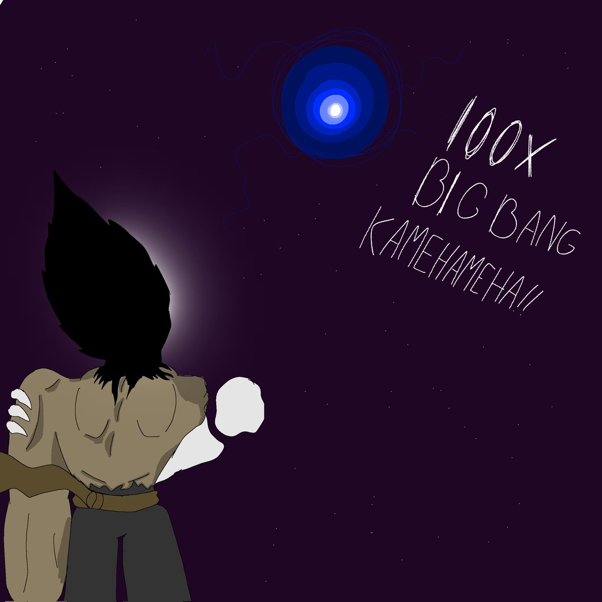 CataclysmPlayz's tweet photo. My friend, I did, what I had to do... And saw it through, without exemption #DBS #ocart https://t.co/7s89N0JgwZ
