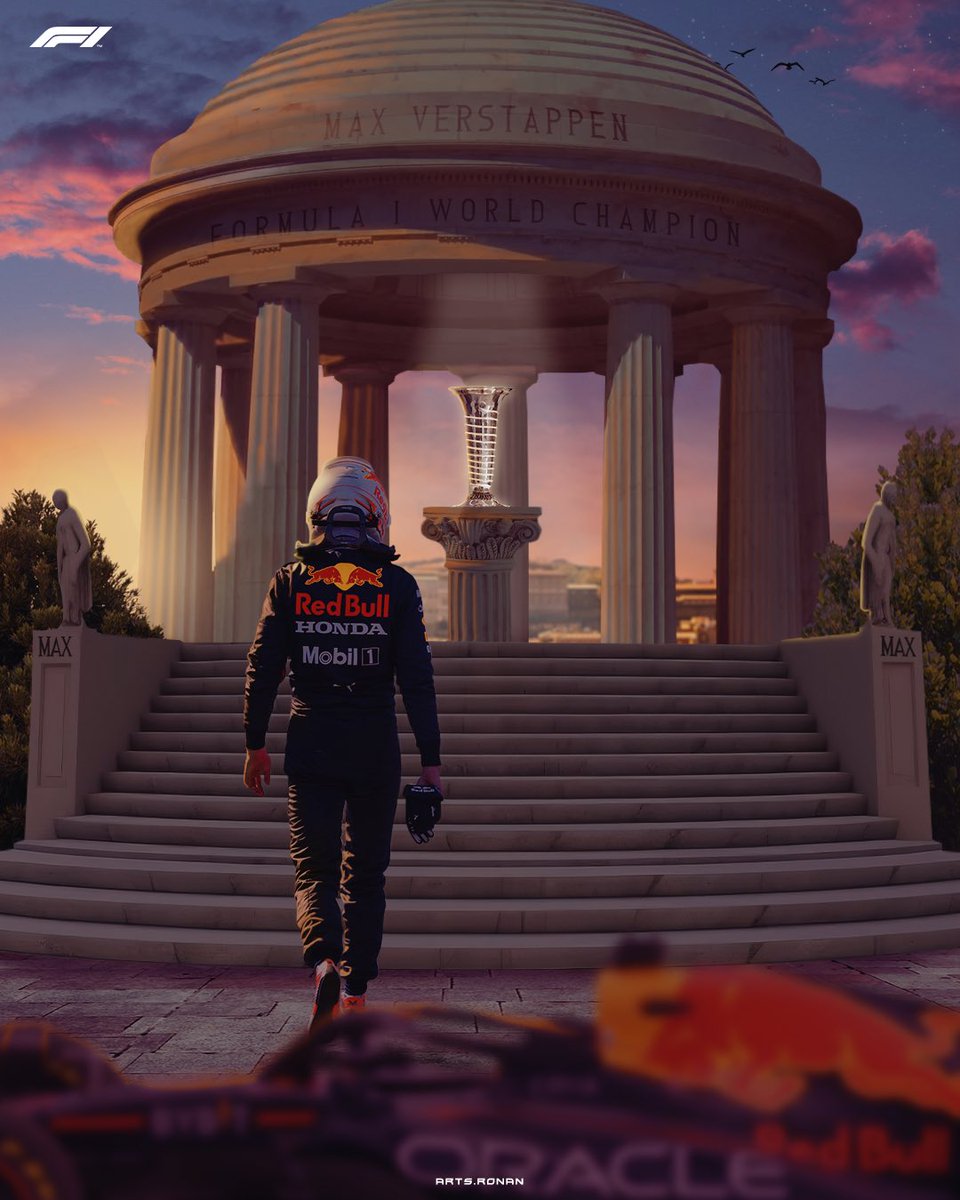 ArtsRonan's tweet photo. J’ai créé un visuel pour le 3ème titre de champion du monde de @Max33Verstappen 🔥🏎️ 

#f1 #maxverstappen #graphicdesign https://t.co/QUV2Dlpraq