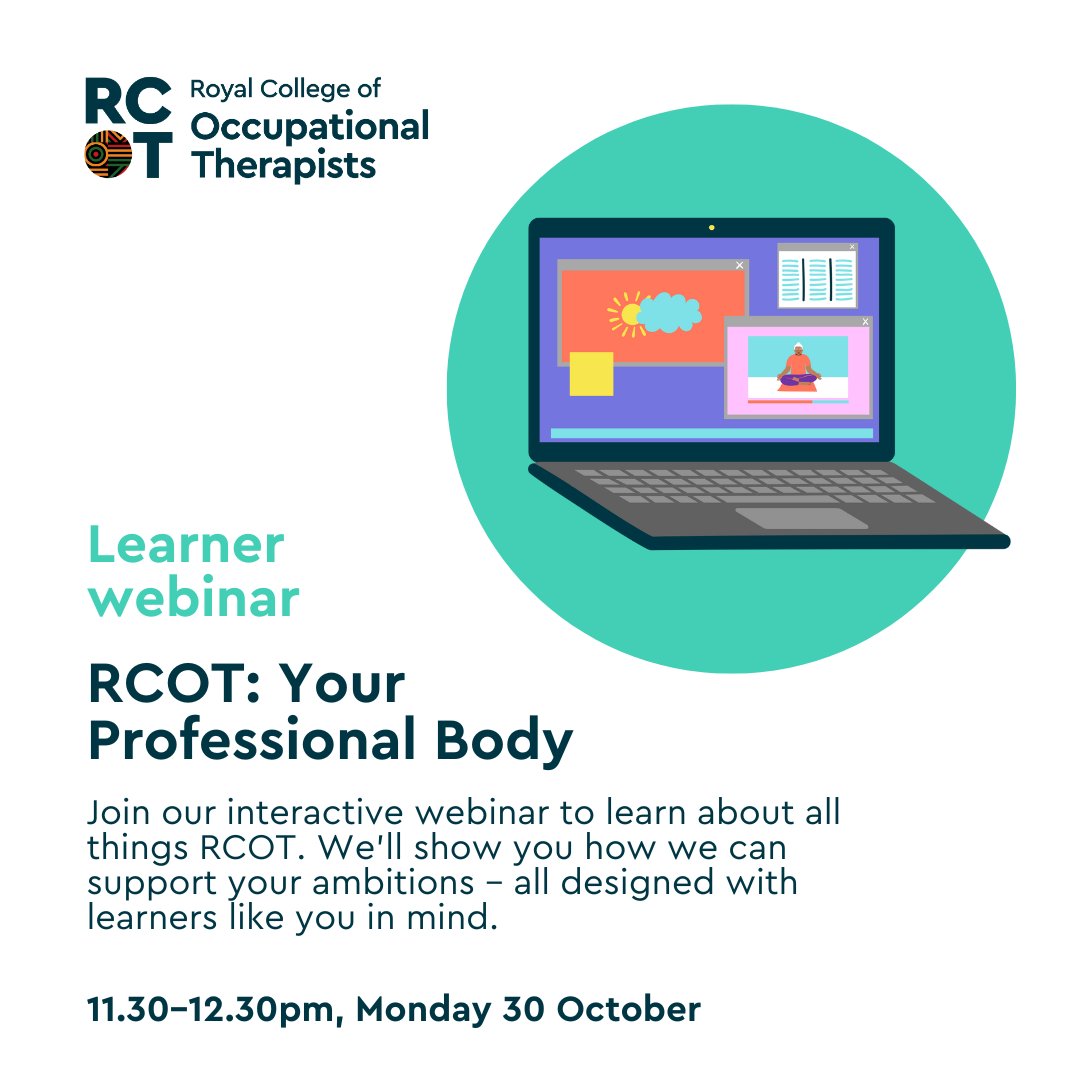Learners! ✍️ Join us next Monday for an exclusive online webinar: loom.ly/eilvYOA

We're welcoming both members and non-members as we explore how we support you with your studies, in practice and how we can help you to develop and reach your career goals. 📈