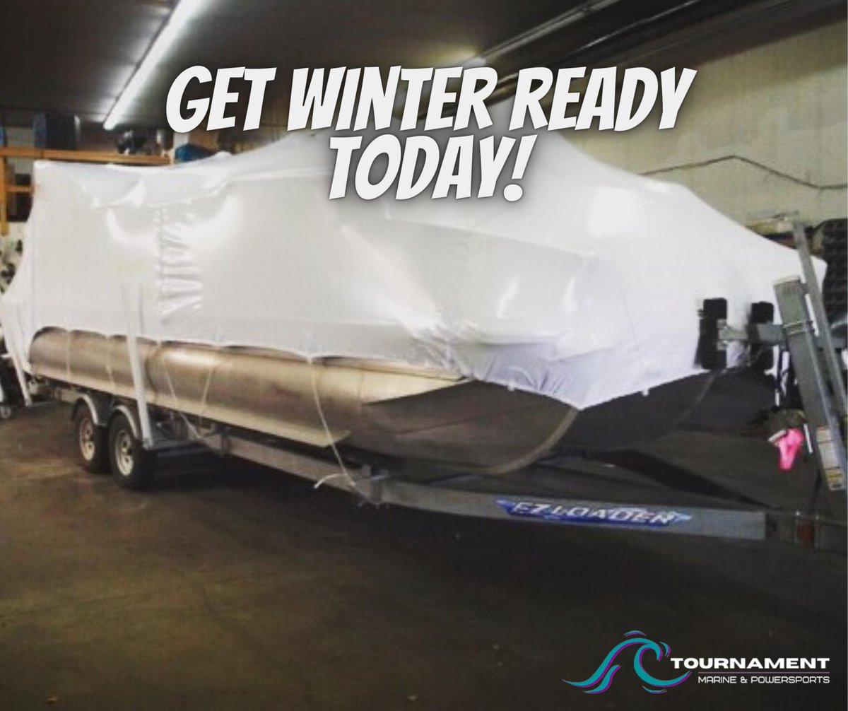 Prepare your boat for winter with ease! Let the experts at Tournament Marine & Powersports handle it for you. 🌨️⛵❄️ #WinterizeWithEase #BoatPreparation #ColdWeatherBoating #MarineExperts 🌊❄️