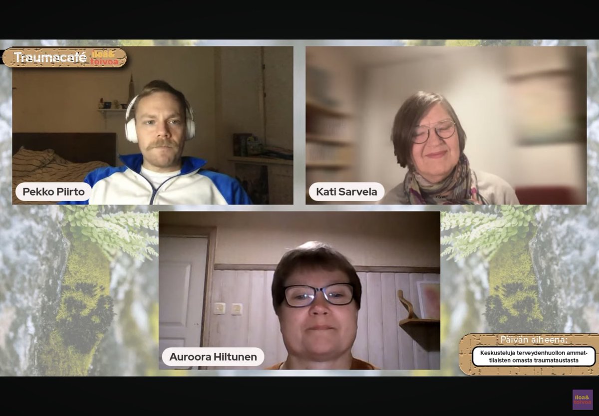 Tässä keskustelemme lasten neurologian erikoislääkäri Auroora Hiltusen kanssa terveydenhuollon ammattilaisten traumataakoista. youtube.com/live/JwD5u7WQZ… #traumainformoitu #traumatietoinen #traumainformoitutyöote