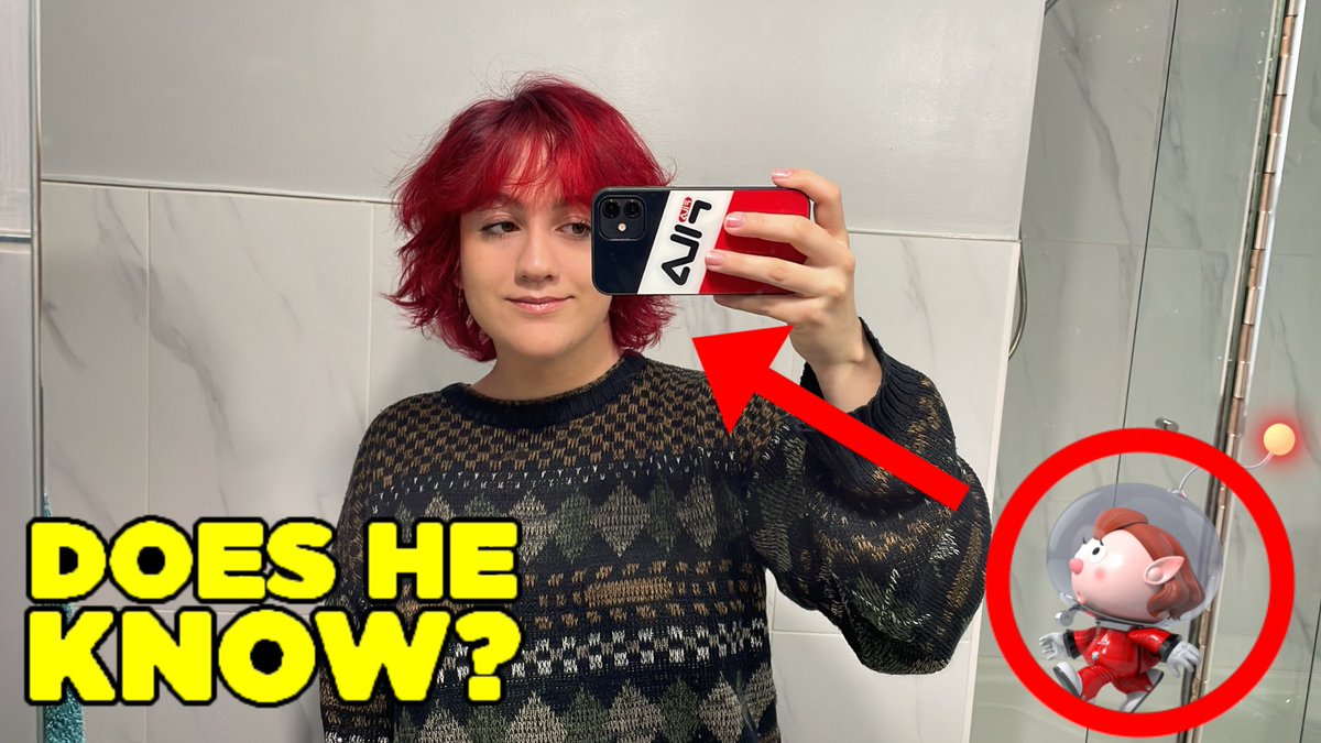 I dyed my hair red but now whenever I look at myself I see clickbait pom pikmin 4