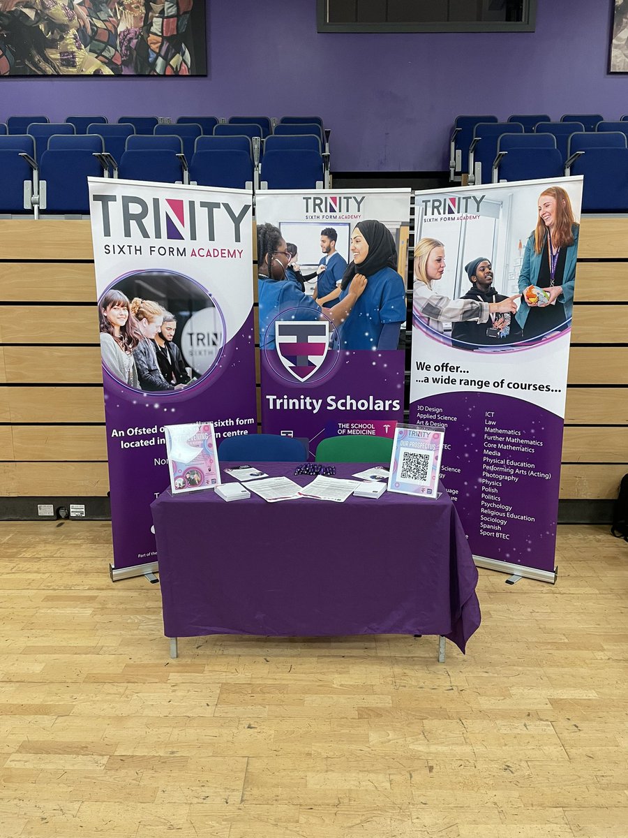 Calling all #Year11 students 🤩📢 Don't miss the chance to attend our outstanding Sixth Form in the heart of #Halifax town centre! 👀🩷✨

They have an upcoming open event on 16th Nov - check it out ➡️ rb.gy/9znq4 

#TrinityMAT #TrinityScholars