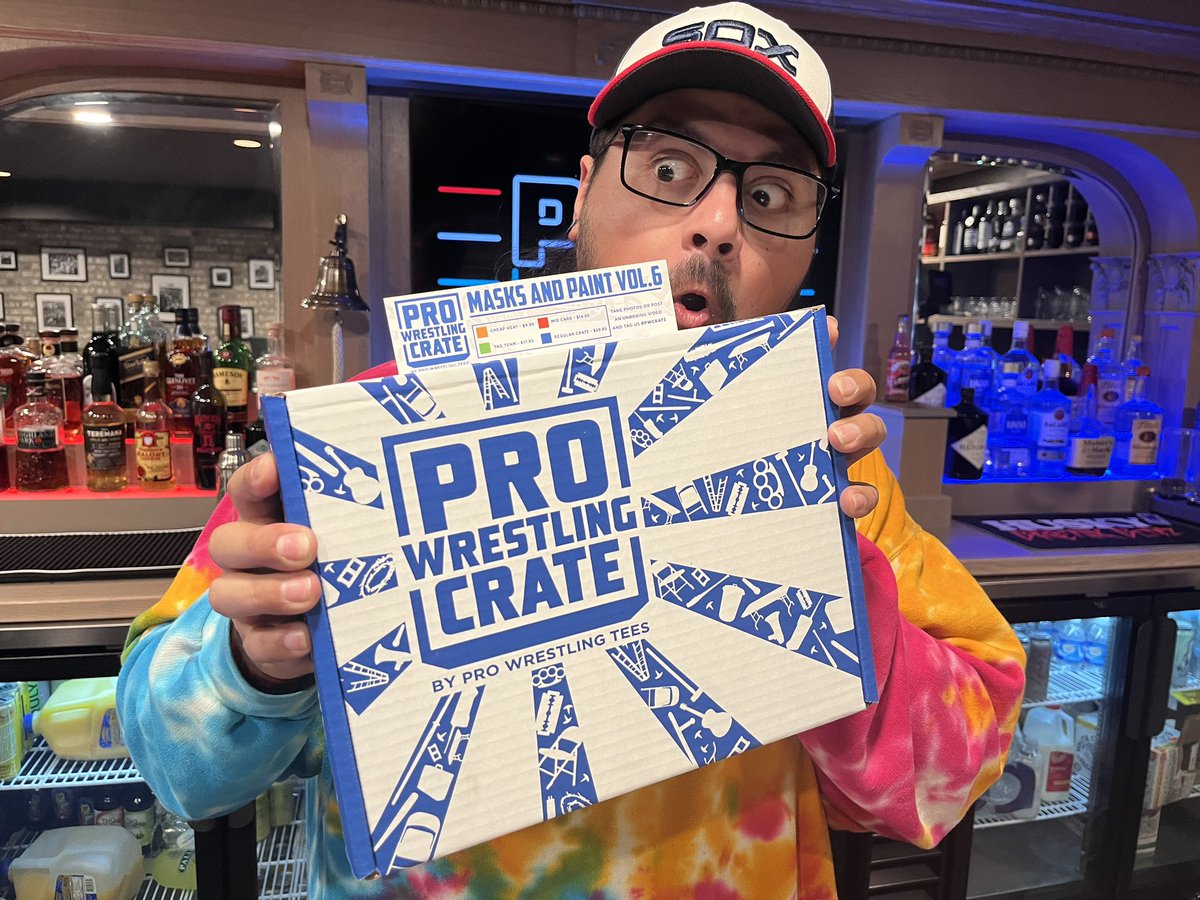 Check out the newest Pro Wrestling Crate Unboxing for October 2023 - Masks & Paint 6 Halloween Special on YouTube! Watch Here- youtu.be/3Qs_NdY741A?si… Also don’t forget to sign up for November’s Crate to at prowrestlingcrate.com #prowrestlingcrate #unboxing #pwtees