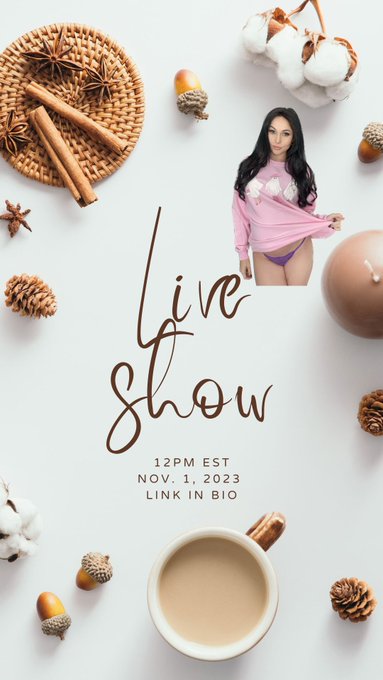 Live show Nov 1st, it’s my first one in a long time. Hope to see you there ?? https://t.co/ROihA8Smo
