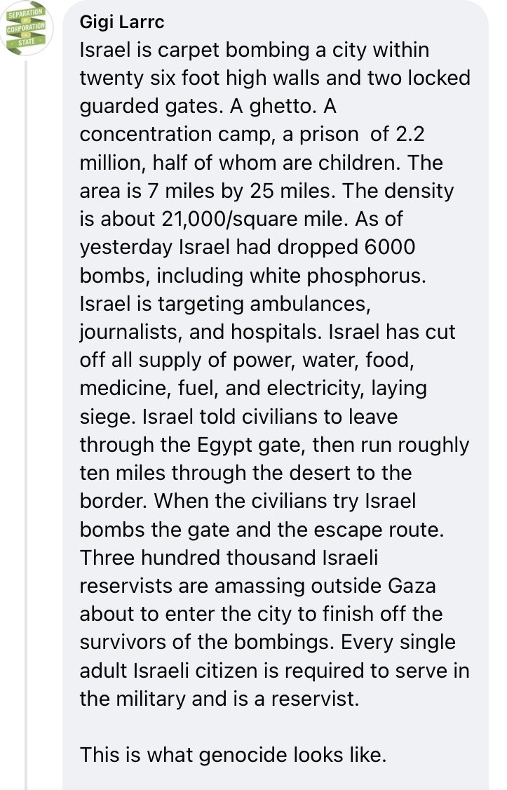 drkwarlord's tweet image. Carpet bombing people who are trapped within 20 foot high walls is not a war. 

It’s genocide 

#ItsNotAWar #NeverAgainIsNow stop the 
#PalestinianHolocaust