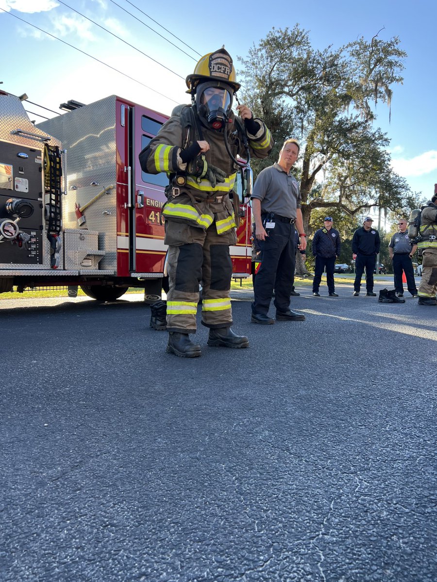 A huge shout-out to the <a href="/Summerville_FD/">Summerville Fire & Rescue</a>  for holding fire prevention lessons with our 4K-4th grade students! The kids learned all about fire prevention and fire safety techniques. Thank you for keeping us save and making this an exciting Tuesday!