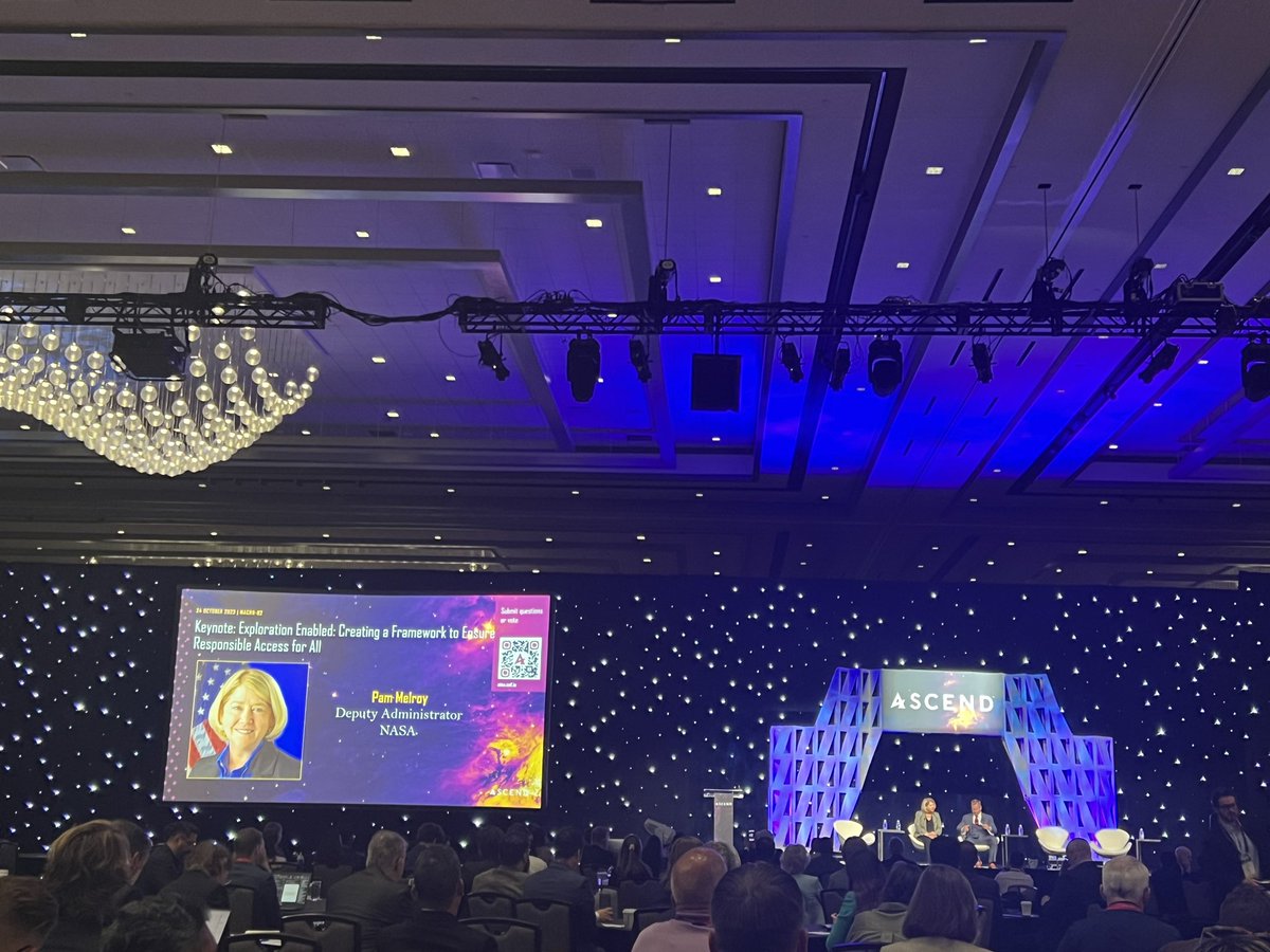 argie_kavvada's tweet image. Great keynote by @NASAEarth deputy administrator Pam Melroy, followed by an international space agency panel highlighting the importance of global cooperation to accelerate sustainable space exploration &amp;amp; address current challenges incl. climate change #eochat #ascendspace #aiaa