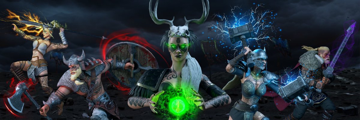 VallarokGame's tweet image. Welcome to a new era in Vallarok

New looks, new beginnings, same Vikings

The journey starts NOW

Do you have what it takes to be the Chosen One? 🪓