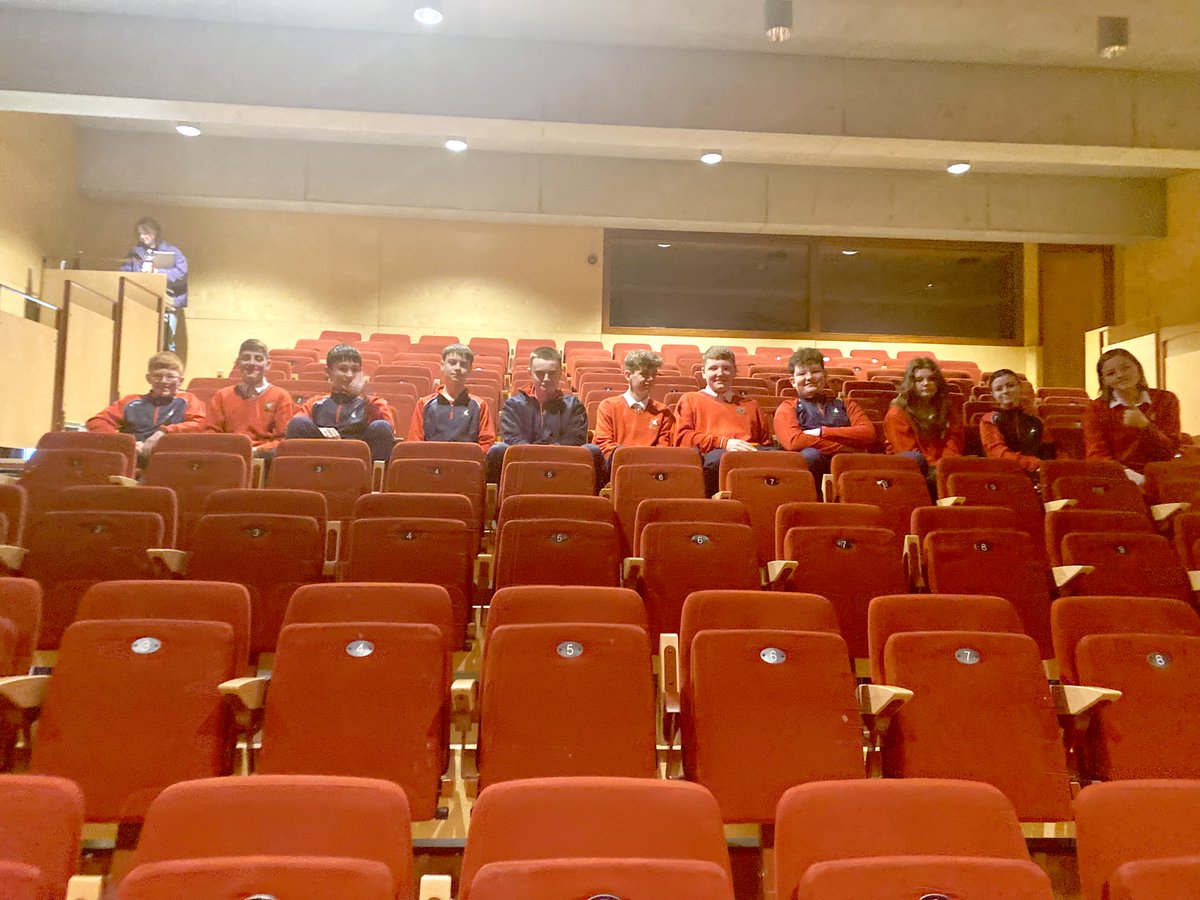 A number of our JCSP students pictured at the Sean O'Casey Theatre in Dublin after watching a performance of Michael Hartnett's play 'Bullied'. The play is highly topical, dealing as it does with the theme of bullying and the problems of social media @jcsplibraries