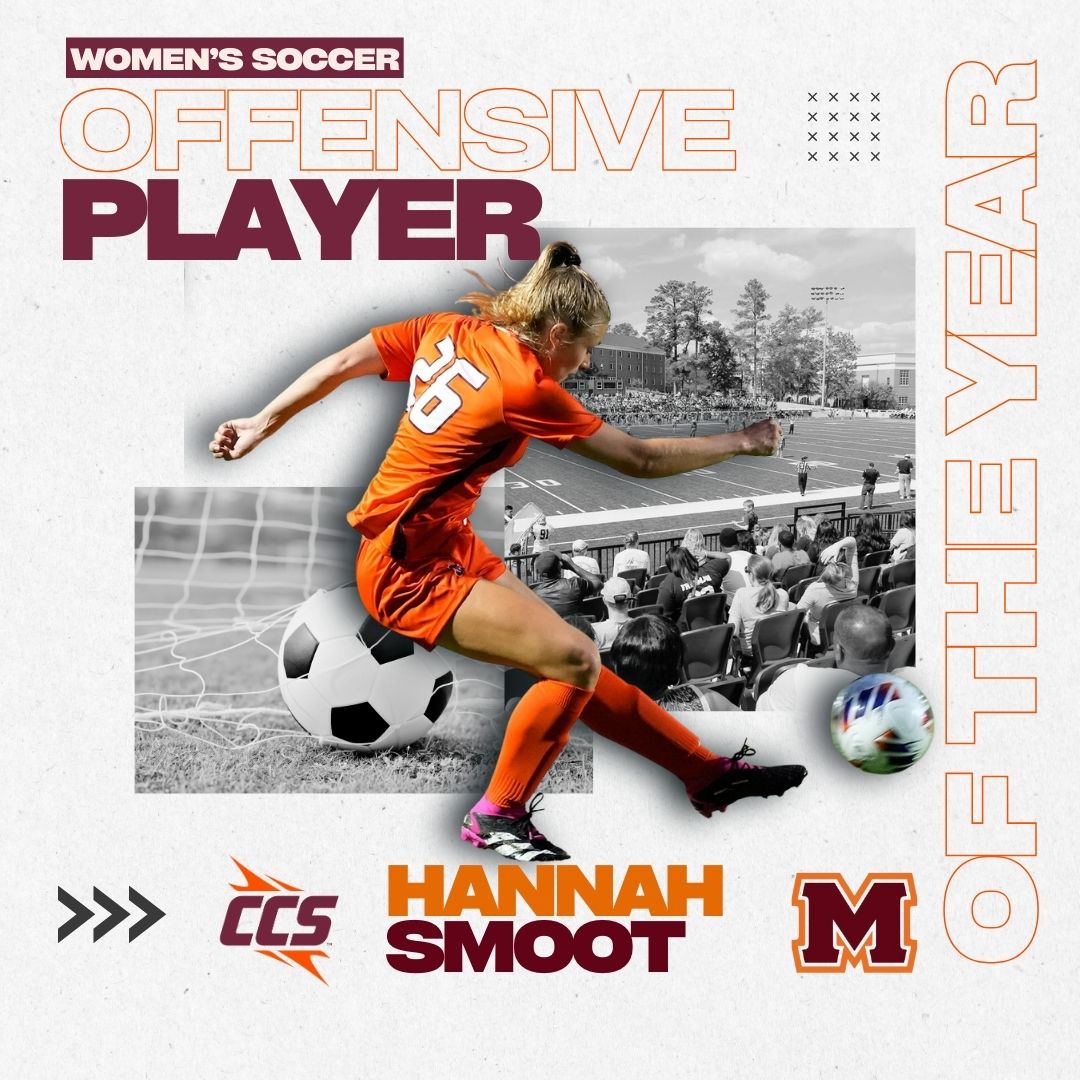 Congratulations to Maryville's Hannah Smoot for winning this year's CCS Offensive Player of the Year Award!
.
🔗: tinyurl.com/4xkdvxhv
.
⚽️ | #CCS | #CCSWSOC | #CCSChampionships
