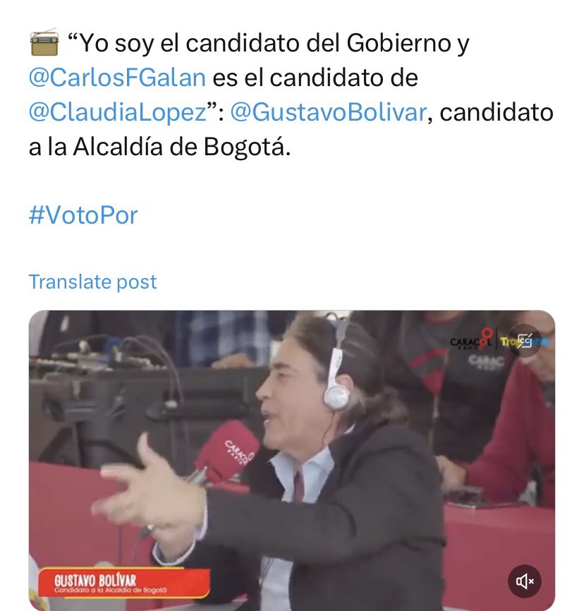 ElGeneralVargas's tweet photo. Cuentas claras y chocolate espeso.
¡Pilas este 29 de octubre! El futuro de Bogotá está en juego.
Elija bien.
#JorgeLuisVargas
#ElGeneralAlcalde
#PrimeroEnElTarjetón https://t.co/aF3yGDYT9I