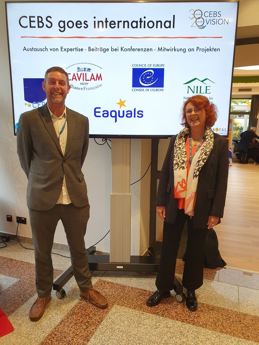 gerdapiri's tweet photo. Many thanks to #eaquals for supporting our conference! #sprachenforum2023 https://t.co/z20fe2PEsP