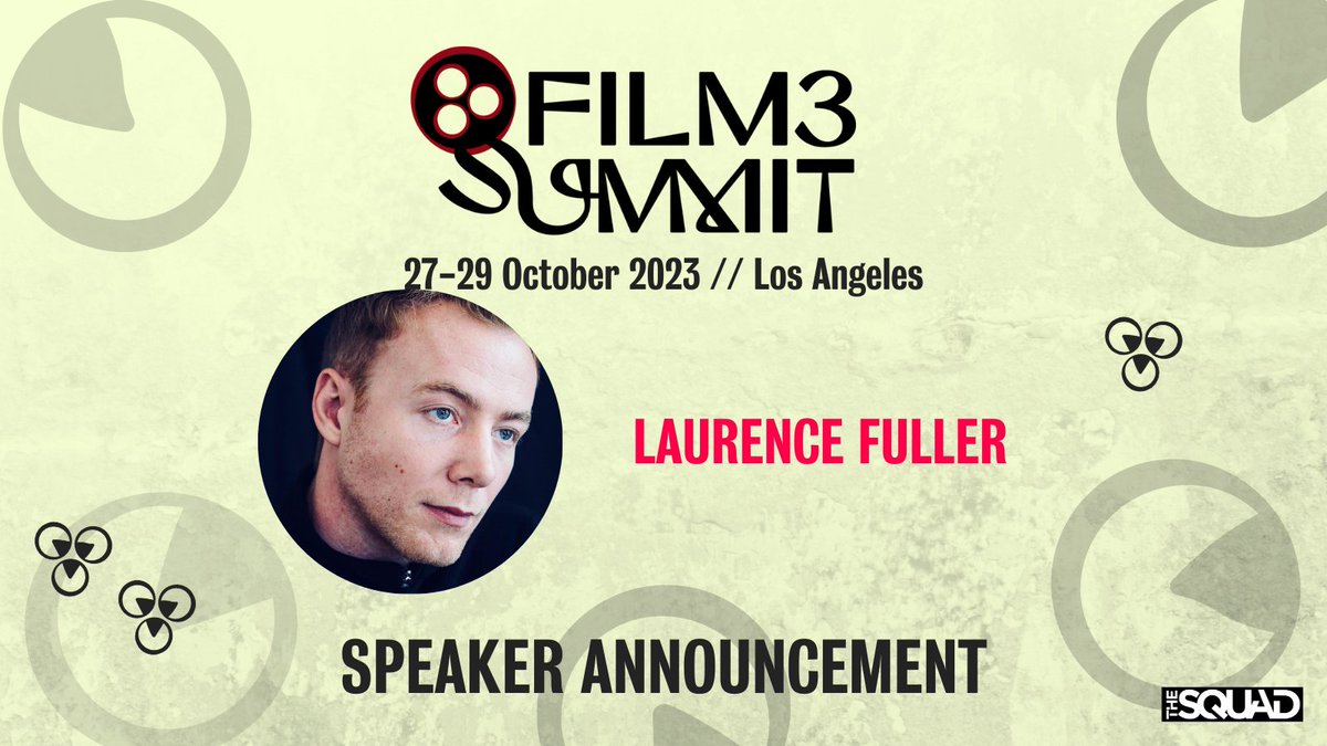 If you read the @decryptmedia article yesterday then the word is out @LaurenceFuller will be joining us this year at the @Film3Squad #Film3Summit to present SPARROW alongside @sutu_eats_flies [more on Sutu later!] We are PUMPED for this one #Film3 !