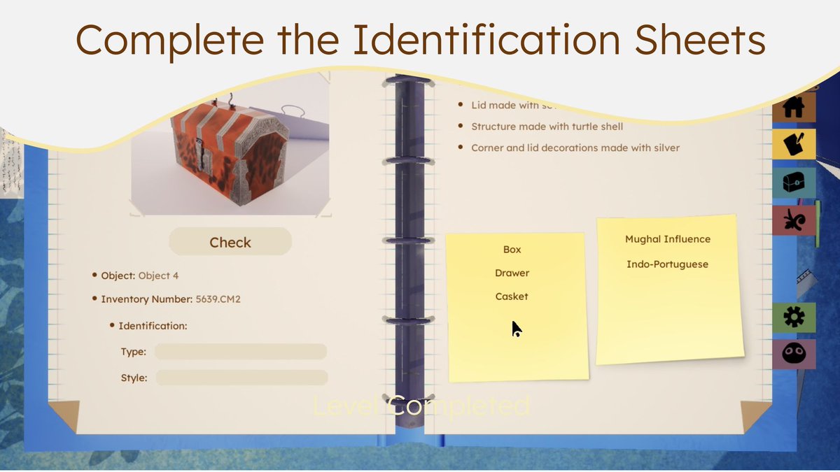 Unseen Value, o novo título do <a href="/MaremaStudios/">Marema studios</a>, leva o jogador numa aventura para aprender os diferentes tipos e estilos do mobiliário Lusíada Português dos séculos XVI-XVII, seguindo a história de Maria, uma aprendiz numa casa de leilões em Lisboa

buff.ly/3s7EOiH