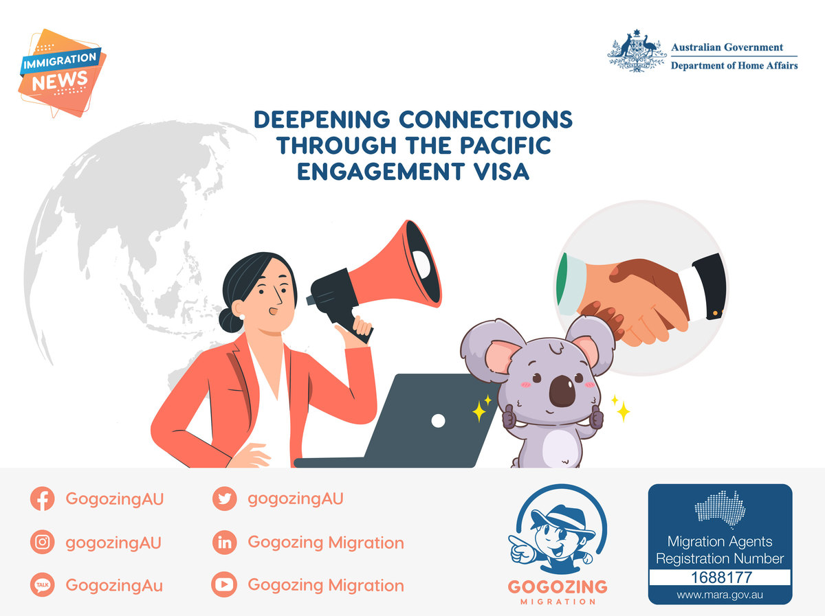 GogozingAU's tweet image. The Immigration Department previously passed legislation to enable the delivery of a new Pacific Engagement Visa.🖹

Read more: facebook.com/gogozingAU

#GogozingMigration #RegisteredMigrationAgent #AustralianVisaServices #AustralianDream #AustralianVisaApplication
