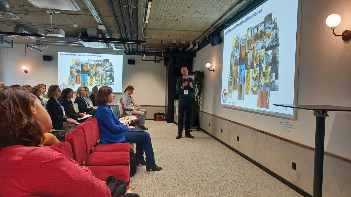 ILSI_Europe's tweet photo. Great session on #FermentedFoods this morning at #IEAS2023. Thank you to Paul Cotter, Christophe Chassard, Georgia Chatonidi and Yamina De Bondt for taking us on this insightful fermentation voyage. https://t.co/04hNQwieEs