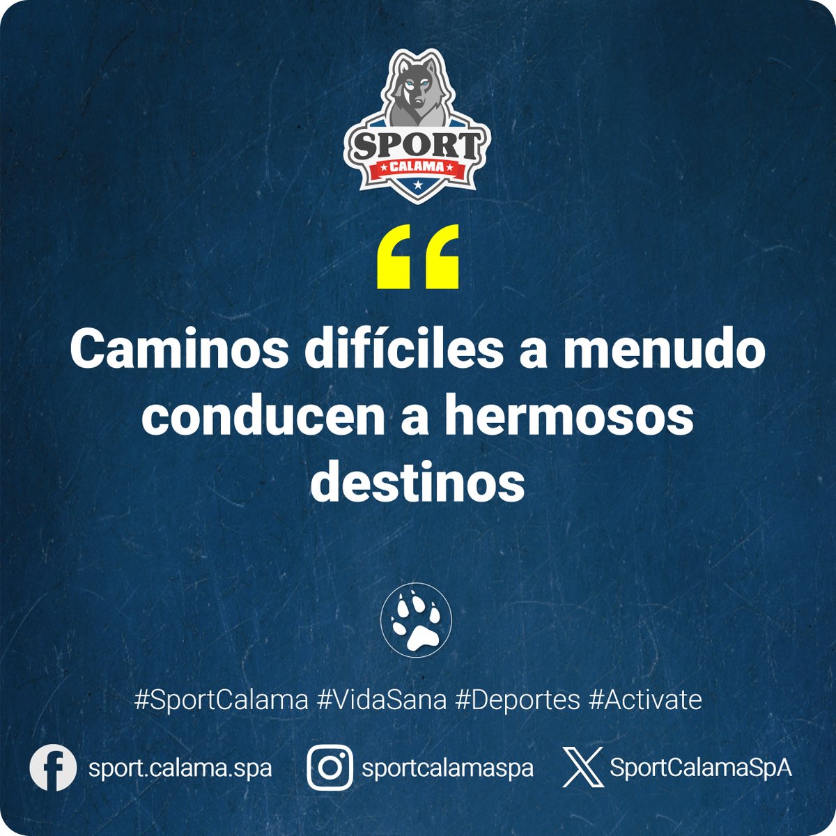 nibaldor1's tweet image. #SportCalama #VidaSana #Deportes #Activate