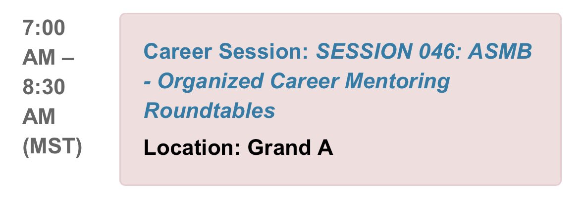 amsocmatbio's tweet image. Even more spectacular talks today at #ASMB2023 in #SLC2023! These include our Iozzo finalists and a postdoc special interest session! Keep tagging us and using our #ASMB2023!