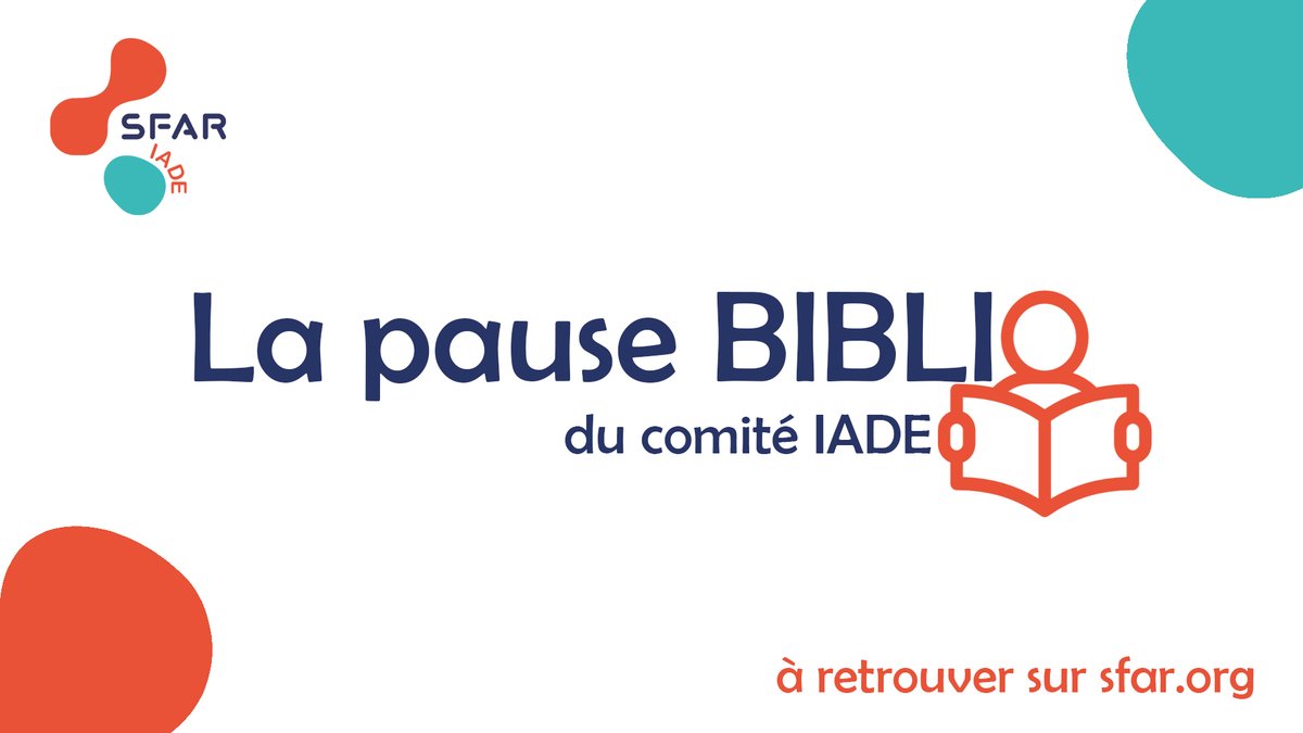 📚 Le comité IADE vous propose sa dernière pause biblio, disponible aujourd'hui sur notre site ➡️ sfar.org/paramedicaux/i…

@IADE_de_France <a href="/CEEIADE/">CEEIADE</a> <a href="/NL1419/">Collectif IADE Normand</a> <a href="/SOFIA_iade/">SOFIA</a> <a href="/IadeComte/">Collectif IADE Franche Comte</a> <a href="/IadeAquitaine/">IADE Nouvelle Aquitaine</a> <a href="/IADEHauteSavoie/">collectif IADE Haute-Savoie</a> <a href="/IadePaca/">collectif IADE PACA</a> <a href="/ETUDIANTS_IADE/">ANEIA</a>