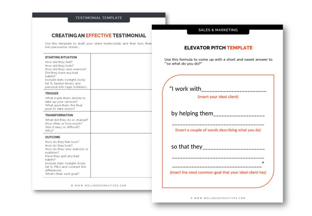 To be really effective, a #fitness testimonial should include:

Starting Situation: What was the client like before you started working with them?
Trigger: What prompted them to join your #gym or take up PT?
Transformation: What did they do/change?
Outcome: What's the end result?