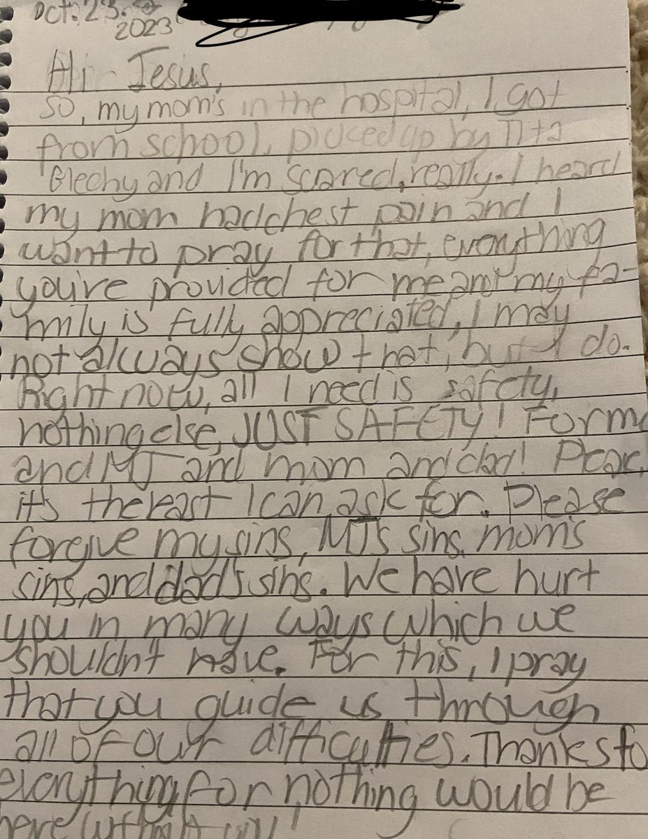 JaniceMagauay's tweet photo. "Last night, after my discharge from the hospital, I read my 9-year-old daughter's letter to Jesus, and it moved me to tears." https://t.co/Syk8FQNlzh