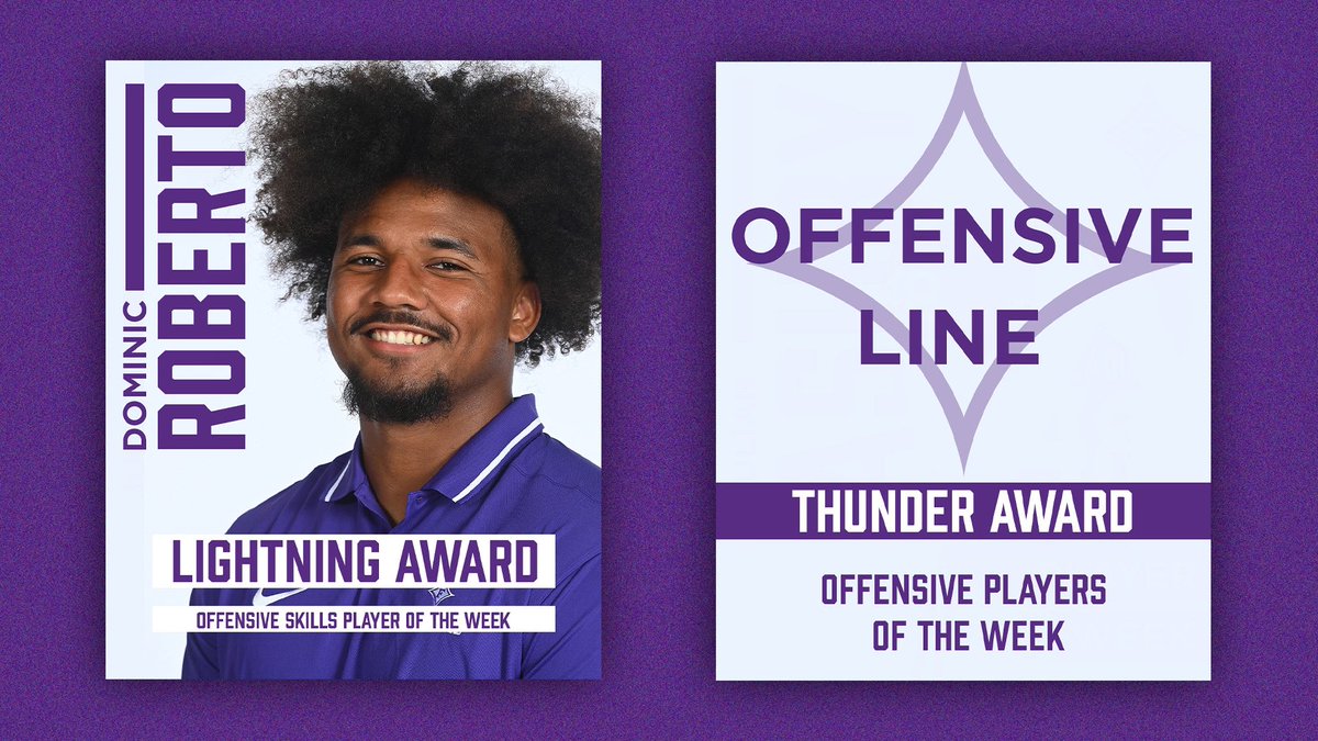 PaladinFootball's tweet photo. Players of the Week 👏

#FUAllTheTime I #EliteIsTheStandard https://t.co/psyby6SgSv