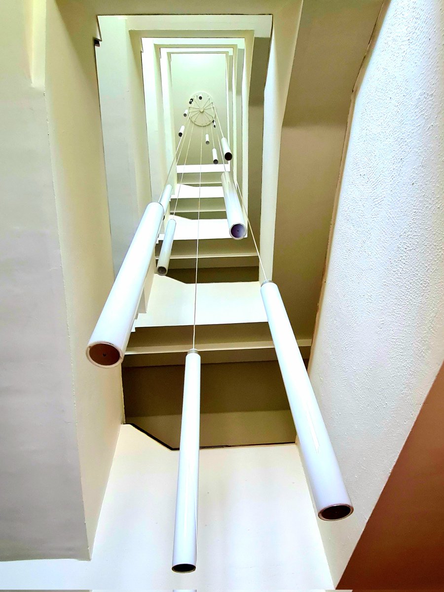 Looking up the central stairwell of J.N. Fatkin's 1938 Kelvin Court in the Anniesland area of Glasgow. It's great to see it retains its original internal Art Deco features.

#glasgow #architecture #artdeco #glasgowbuildings #glasgowarchitecture #artdecoarchitecture #design