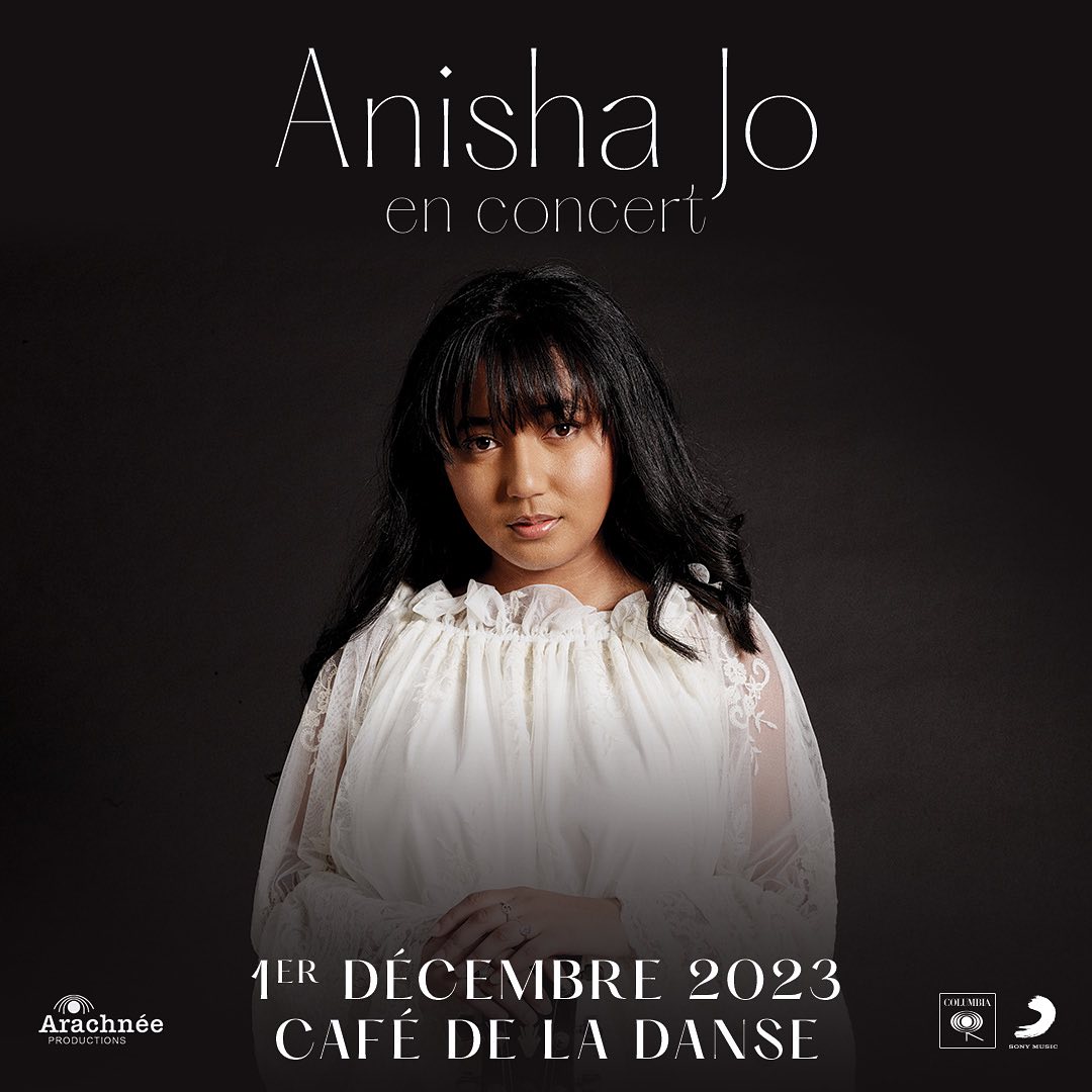 arn0bastard's tweet photo. La gagnante de la #StarAcademy 2022 Anisha Jo a annoncé sa toute première date de concert pour le 1er décembre prochain à Paris au Café de la Danse !!
Ouverture de la billetterie, demain le 25/10 à 12h.
Trop hâte 🔥🔥🔥
#AnishaJo #PremierConcert #1erDecembre #Paris https://t.co/8aqFYtN5AE
