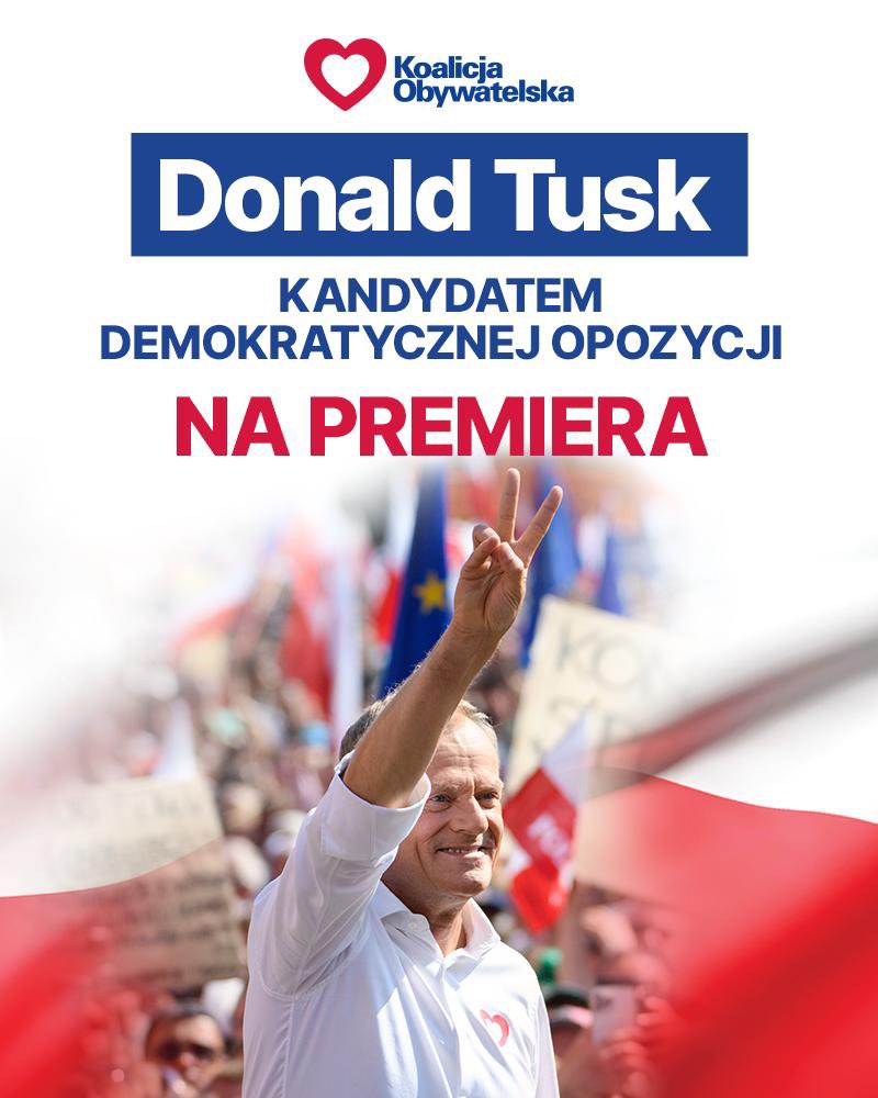 #PolskaWNaszychSercach 🤍🩷 @donaldtusk 🇵🇱✌️