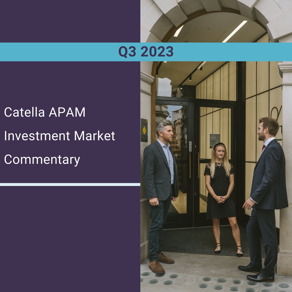 CATELLA APAM INVESTMENT MARKET COMMENTARY
We are pleased to share that our new Investment Market Commentary has been released today. Sign up through our website to read the full copy - lnkd.in/e5Wwp7AB
Any queries please speak to Ben Kennedy, Elaine Madden &amp; Simon Cooke