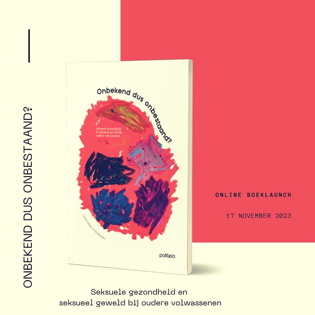 #online #webinar op 17/11 van 14 tot 16u nav #boeklaunch! Dr Anne Nobels en ik schreven een boek met als thema #seksuele #gezondheid en #seksueel #geweld bij #ouderen. Inschrijven door mail te sturen naar info@politeia.be Welkom aan alle #zorgverleners en #hulpverleners!