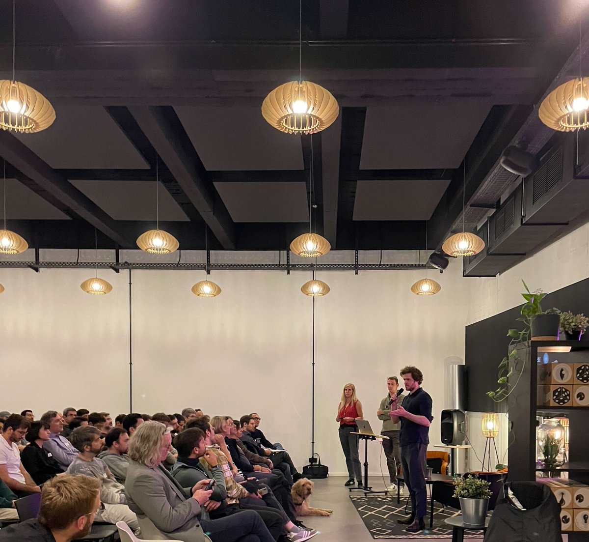 graphcoreai's tweet photo. Thank you to everyone who joined us at the LLM Meetup in Berlin with our outstanding speakers Nicolas Remerscheid (@wandb), Florian Hönicke (@jinaAI_) and our very own Helen Byrne.
#GenAIMeetup #GenerativeAI #LLMs #AIMeetup #IPU #Graphcore https://t.co/EsI2LJQDOS