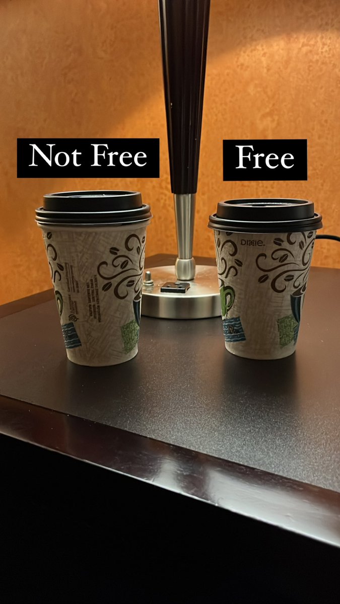 gregstier's tweet photo. I just paid for a coffee in the lobby of the hotel I’m staying at here in Springfield. It was from a coffee machine and cost me $1.95.

I didn’t realize that coffee was offered for free just on the other side of the lobby. 

When I saw the free coffee station I was a bit frustrated. Why would the hotel charge you in one space and give coffee away in the other? 

So I poured myself a free cup of coffee too, not just out of spite, but because I drink a lot of coffee.

As I was headed back to my room I couldn’t help but think of the churches that do the same thing. 

Out of one side of their mouths they offer salvation for free. They tell everyone that it was already paid for by the blood of Christ and all they must do is receive it by faith.

But out of the other side of their mouths they  want to charge you something for it (you must get baptized, surrender fully, turn, try, cry, etc.)

We must be consistent and we must be clear!

We must offer the amazing gift of salvation free of charge to those who want it! 

“Let the one who is thirsty come; and let the one who wishes take the free gift of the water of life.” Revelation 22:17

Take the free one. 

Offer the free one. 

It tastes better…and it’s free!

#SolaFide